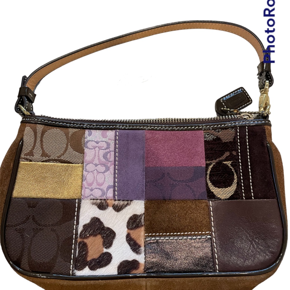 Vintage Coach Patchwork Purse